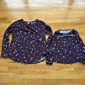 Mother and daughter matching Joe fresh tops